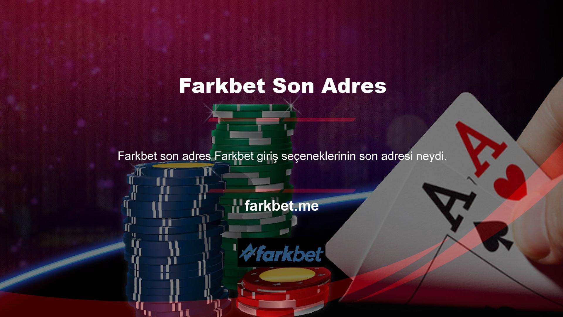 Farkbet son yeri neydi? Farkbet depozito hesap sitesinde bingo oyunları oynamaya başlamak için önce hesabınıza biraz para koymanız gerekir